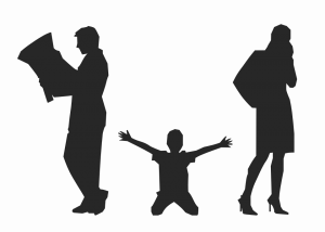 Family arguing